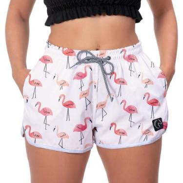 Imagem de Shorts Feminino Praia Moda Verão Tactel Premium Macio Leve Soltinho Se