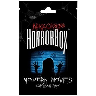 Imagem de FITZ - Alice Cooper's HorrorBox – Um jogo de festa assombrada – 40 cartas assustadoras – Pacote de expansão de filmes modernos – Noite de terror em família – Jogos de terror