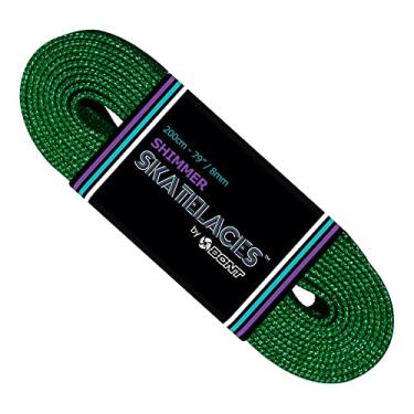Imagem de Bont Patins 8 mm Shimmer Laces - 200.7 cm 243.8 cm 274.3 cm - Tinkerbell Green, Tinkerbell verde, 96"