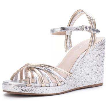 Imagem de Sandalia Anabela Brilho Lia Line Natalia Toscano 2278.71525