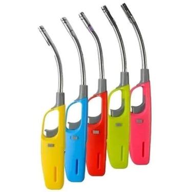 Imagem de Chama Acendedor de Fogão Flexível Recarregável Multicolorido