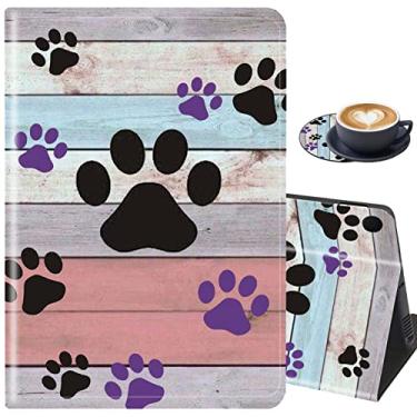 Imagem de Para Samsung Galaxy Tab A8 10.5 2022 conjunto de capa e porta-copos com suporte ajustável com hibernar/despertar automático à prova de choque para tablet Samsung Galaxy A8 de 10,5 polegadas