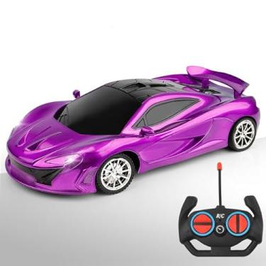 Imagem de Carrinho de Controle Remoto faróis em LED - Super Carros com Alta Velocidade (MRosa)