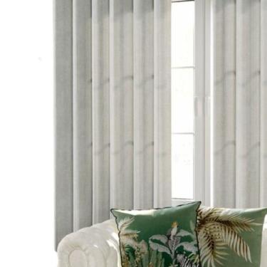 Imagem de Cortina com Toque Macio 400 X 250 Cm Velus Cinza - Belchior