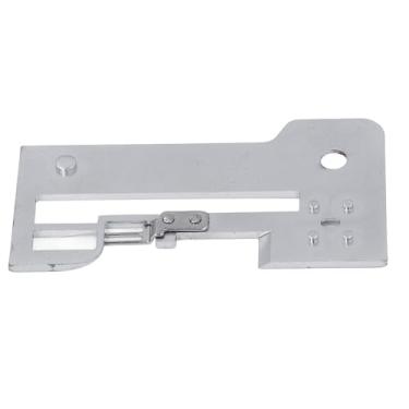 Imagem de Placa de agulha para máquina de costura overlock bordstract, placa de agulha de ponto de substituição multifuncional de aço inoxidável para costura doméstica