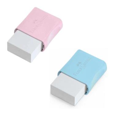 Imagem de Borracha Faber Castell Max Tons Pastel Neon Preta Branca Unidade/Kit -