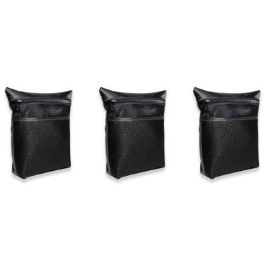 Imagem de Kit 3 Porta Objetos Médio Baú Moto Acessório Bolsinhas - Jaspe Ateliê,