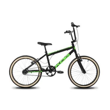 Imagem de Bicicleta Infantil Aro 20 KOG Cross BMX Alumínio Pneu Bege, Preto, Ver