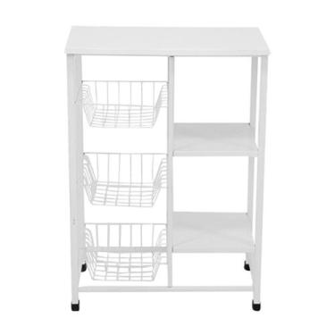 Imagem de Fruteira e Suporte Microondas Bebedouro em aço cod. 190 - Wrm Metal, B