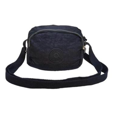 Imagem de Bolsa Pequena Tactel Alça Transversal Leve e Prática - Jin W Lai, Pret
