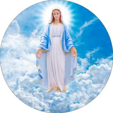 Imagem de Painel De Festa Redondo 1,50x1,50 - Nossa Senhora Das Graças 017 - Via