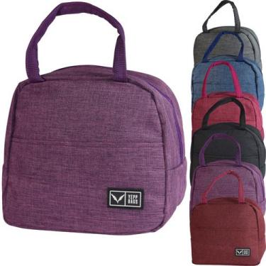 Imagem de Bolsa Térmica Lancheira Marmita Fitness Adulto Viagem - Yepp, Roxo