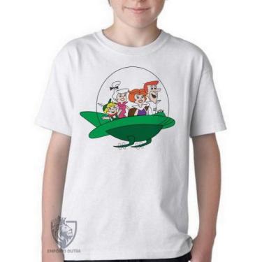 Imagem de Camiseta Infantil ou adulto Os Jetsons nave Blusa Criança todos tamanh