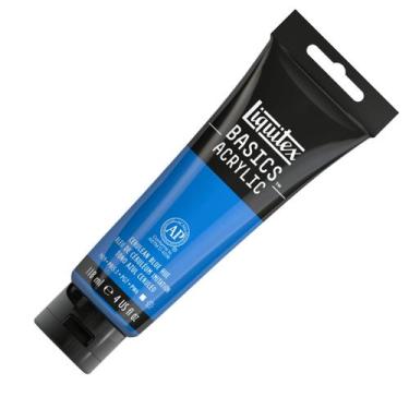 Imagem de Tinta Acrílica Liquitex Basics 118ml 470 Cerulean Blue Huex, BASICS