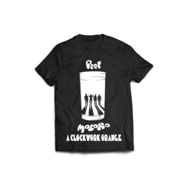 Imagem de Camiseta Masculina Laranja Mecânica Cinema - Ultrav Store, Preto, XG