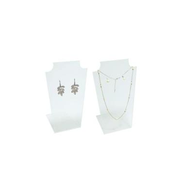 Imagem de 2 Expositor de Colar E Brinco. Bijuteria Jóia. Mod. Batman. Acrílico C