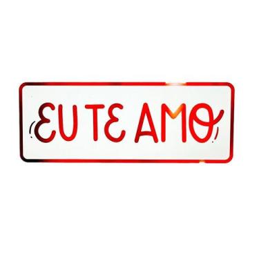 Imagem de Adesivo "Eu Te Amo" - Ref.2232 - Hot Stamping - 50 unidades - Stickr -