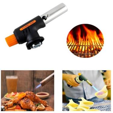 Imagem de Maçarico Culinário Portátil Com Controle De Chama Multiuso - ZEM