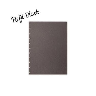 Imagem de Refil Black Caderno Inteligente Grande 100g Compatível 10fls - Papelar