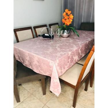 Imagem de Toalha De Mesa Jacquard Para 8 Lugares  2,50 x 1,40  Dupla Face - INGR