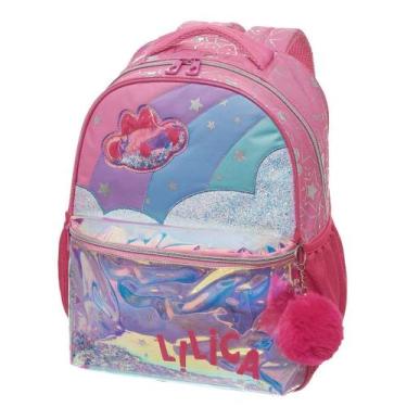 Imagem de Mochila Infantil Escolar Menina Feminino Lilica Ripilica Alças Costas 