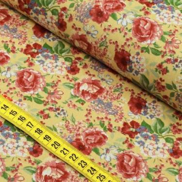 Imagem de Tecido Estampado para Patchwork - Nordic Spring : Floral Medio Fundo A