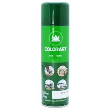 Imagem de Tinta Spray Colorart Uso Geral Cor Verde Folha Secagem Rápida Interior