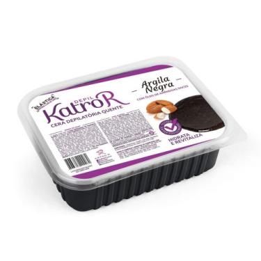 Imagem de Cera Depilatória Depil Katro R Argila Negra 250ml - caixa com 12 unid.
