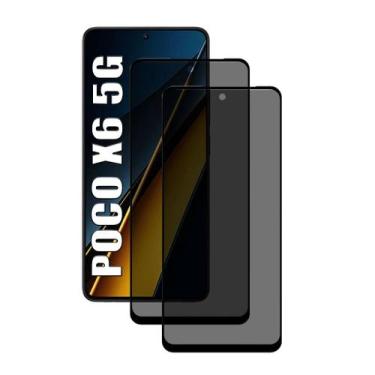 Imagem de Kit 2UN Película Fosca Privacidade para Xiaomi Poco X6 5G - HUANG