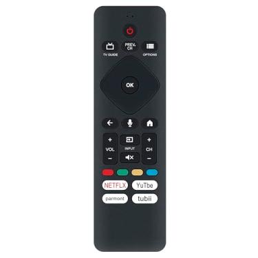 Imagem de URMT26CND001 Controle remoto de substituição de pesquisa por voz compatível com Philips Android TV 55PUL7472/F7 55PFL5766/F7D 43PFL5766/F7D 65PUL7472/F7 65PFL5766/F7D 43PFL5766/F7E 50PFL5766/F7E /F7D