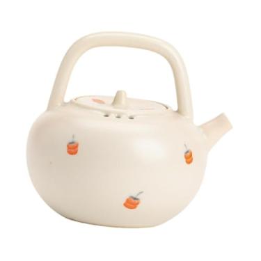 Imagem de IEUDNS Bule de cerâmica para chá Kung Fu para ferver água quente, bule de chá chinês tradicional de fazenda, máquina de chá para hotel ao ar livre