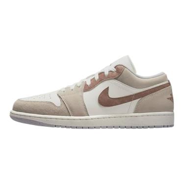 Imagem de Nike Tênis masculino Air Jordan 1 Low, Marrom claro/marrom Archaeo, 40