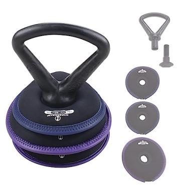 Imagem de HYPERWEAR Kettlebell Macio Ajustável 25 Libras | Kettlebells Macios com Placa de Peso Ajustável | Qualidade Premium para Academia, Fitness Em Casa | Kettlebell para Mulheres E Homens