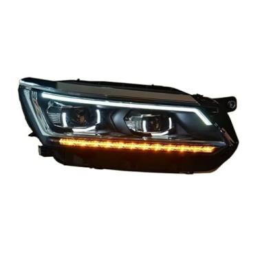 Imagem de Farol de carro compatível com VW Passat B8 2016-2019 LED Farol Lente do projetor Faróis DRL Farol Angel Eye Acessórios