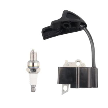 Imagem de Mliong 4241 400 1318 Bobina de Ignição com Vela de Ignição para Stihl Sh56 Bg86 Bg56 Bg56C Bg86C Sh86 Soprador