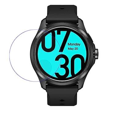 Imagem de Disscool Película protetora de tela de vidro temperado compatível com TicWatch Pro 5, protetor de 0,33 mm, acessório para relógio inteligente antiarranhões
