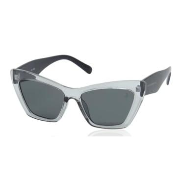 Imagem de Óculos de Sol Polo London Club,Fashionista com design Gatinho Proteção UV400 kit contém Case (Preto Clear)