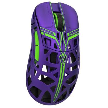 Imagem de Mouse Gamer Sem Fio Magnesium Wlmouse Ergo Sword X 8K Omron, roxo