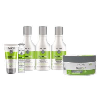Imagem de Inoar Kit Cicatrifios Tratamento Capilar 6 Produtos