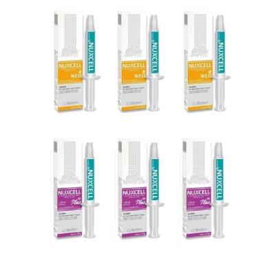 Imagem de Kit 3 Nuxcell Neo + 3 Nuxcell Plus Suplemento Biosyn 2g