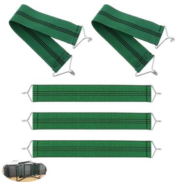 Imagem de UtySty Pacote com 5 cintos de reforço para cadeira de gravidade zero, suporte de assento sem cedência, tira de reforço de faixa elástica para cadeiras de gravidade zero, cadeira reclinável dobrável