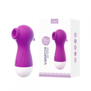 Imagem de Sugador de Clitóris Pocotó Lilo 10 Modos de Pulsação Em Silicone Recarregável Pequeno e Portátil (ROXO)