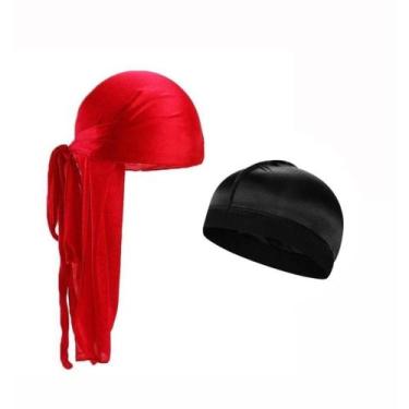 Imagem de Kit Profissional Waves Durag Original Com Waves Caps - Leste Capas, 1 