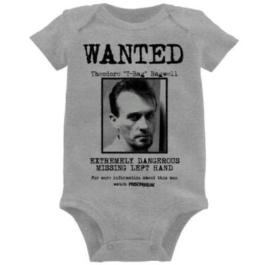 Imagem de Body Bebê Wanted T-Bag - Foca na Moda, Cinza, P