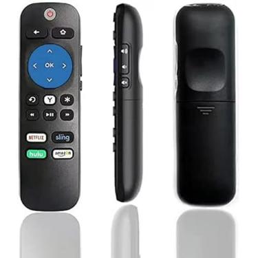 Imagem de Controle remoto de substituição universal compatível com TCL, Insignia, Onn, Sharp, Element, Westinghouse, Philips, JVC, RCA, Hitachi, Sanyo Roku TV Series
