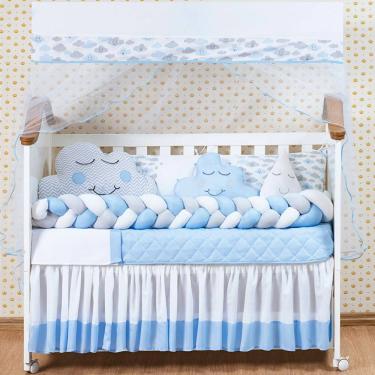 Imagem de Kit Berço Nuvem 11 Peças - 100% Algodão