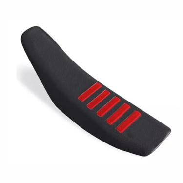 Imagem de Capa De Banco 5 Cores Crf 230 Crf250 Soft Gripper Antiderrapante 100% Impermeável Off Road (PRETO C/FAIXA VERMELHA)