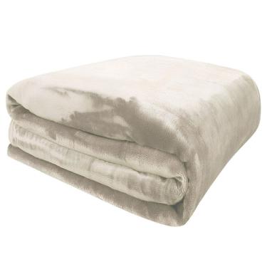 Imagem de Cobertor Queen Microfibra Velour Neo Camesa Bege
