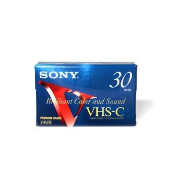 Imagem de Videocassete Sony Premium-Grade VHS-C 30 minutos – Individual
