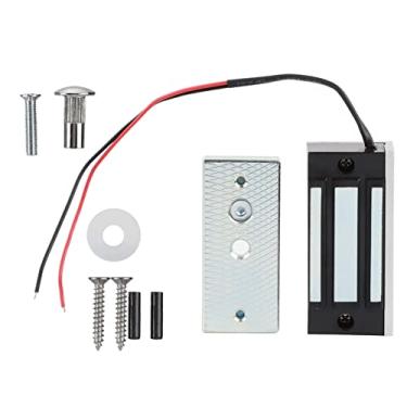 Imagem de Controle de acesso eletromagnético 60kg, mini fechadura eletromagnética, fechadura magnética eletrônica para sistemas de controle de acesso